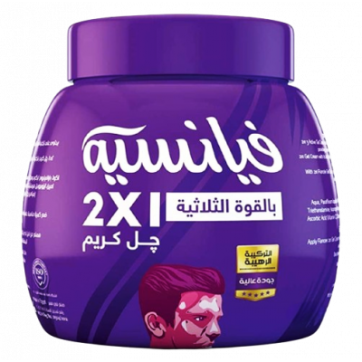 FIANCEE GEL CREAM 2X1 3 ACTIVE — HAIR STYLING GEL CREAM 225 GM